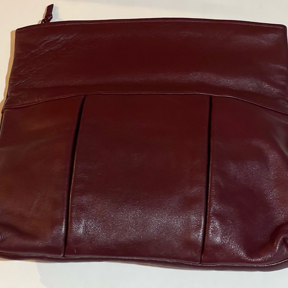 Leather Clutch Handbag